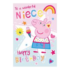 Niece Birthday Peppa Pig Birthday Card